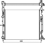 NRF 53002 Radiator, engine cooling