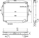 NRF 52282 Radiator, engine cooling