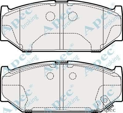 APEC PAD1892 Brake Pad