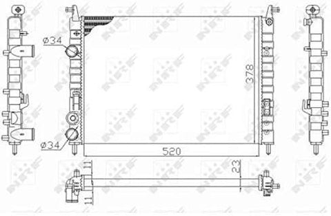 NRF 58726 Coolant Motor