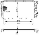 NRF 54648 Radiator, engine cooling