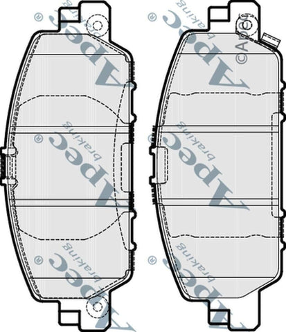 APEC PAD1962 Brake Pad