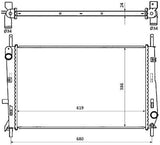 NRF 509528 Radiator, engine cooling