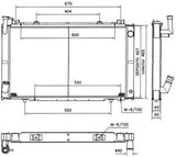 NRF 52154 Radiator, engine cooling