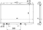 NRF 53695 Radiator, engine cooling