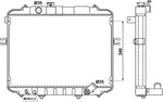 NRF 53034 Radiator, engine cooling