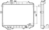 NRF 53034 Radiator, engine cooling