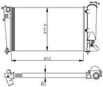 NRF 50415 Radiator, engine cooling