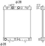 NRF 52060 Radiator, engine cooling