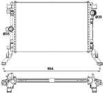 NRF 53026 Radiator, engine cooling