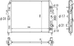 NRF 53851 Radiator, engine cooling