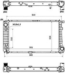 NRF 53877 Radiator, engine cooling