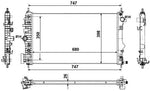 NRF 53775 Radiator, engine cooling