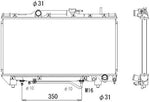 NRF 503968 Radiator, engine cooling