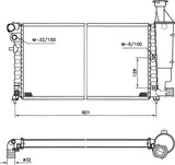 NRF 50423 Radiator, engine cooling