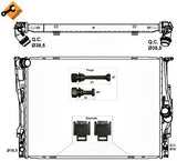 NRF 53474 Radiator, engine cooling