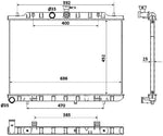 NRF 53911 Radiator, engine cooling