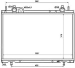 NRF 53201 Radiator, engine cooling