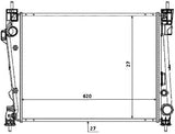 NRF 53933 Radiator, engine cooling