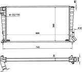 NRF 509510 Radiator, engine cooling