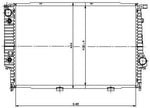 NRF 519588 Radiator, engine cooling