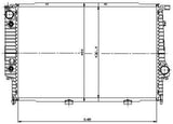 NRF 519588 Radiator, engine cooling