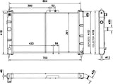 NRF 52053 Radiator, engine cooling