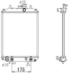 NRF 53414 Radiator, engine cooling