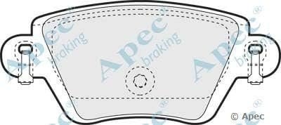 AUTOMOTIVE POWER EQUIPMENT CO PAD1295 Brake Pad