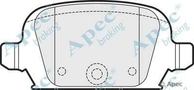 APEC PAD1705 Brake Pad