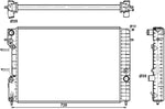 NRF 509689 Radiator, engine cooling