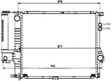 NRF 58247 Radiator, engine cooling