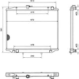 NRF 52082 Radiator, engine cooling