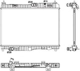 NRF 53044 Radiator, engine cooling