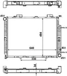 NRF 58100 Radiator, engine cooling