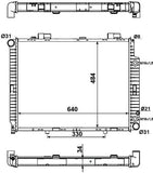 NRF 58100 Radiator, engine cooling