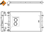 NRF 509529 Radiator, engine cooling