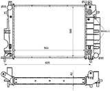 NRF 53873 Radiator, engine cooling