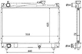 NRF 53882 Radiator, engine cooling