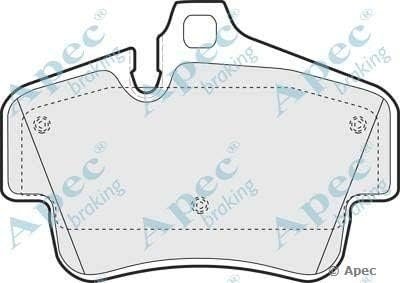 APEC PAD1628 Brake Pad