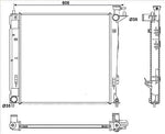 NRF 53054 Radiator, engine cooling