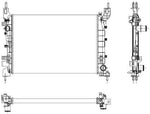 NRF 54504 Radiator, engine cooling