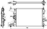 NRF 53143 Radiator, engine cooling