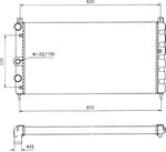 NRF 50560 Radiator, engine cooling