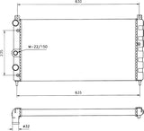 NRF 50560 Radiator, engine cooling