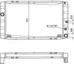 NRF 505412 Radiator, engine cooling