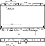 NRF 507581 Radiator, engine cooling