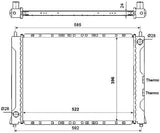 NRF 55425 Radiator, engine cooling