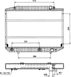 NRF 58131 Radiator, engine cooling