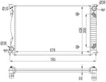 NRF 53023 Radiator, engine cooling